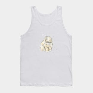 Fluffy bunny - Rabbit - Watercolour Tank Top